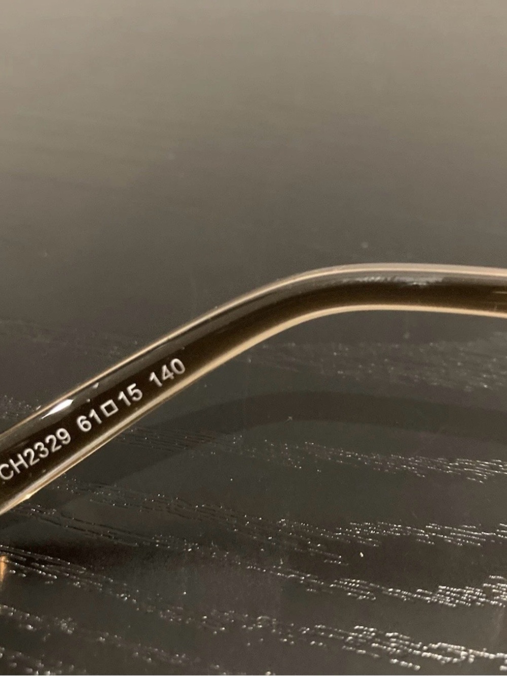 Authentic Chanel Brown Square Pearl Accent Sunglasses nwot - Picture 4 of 7